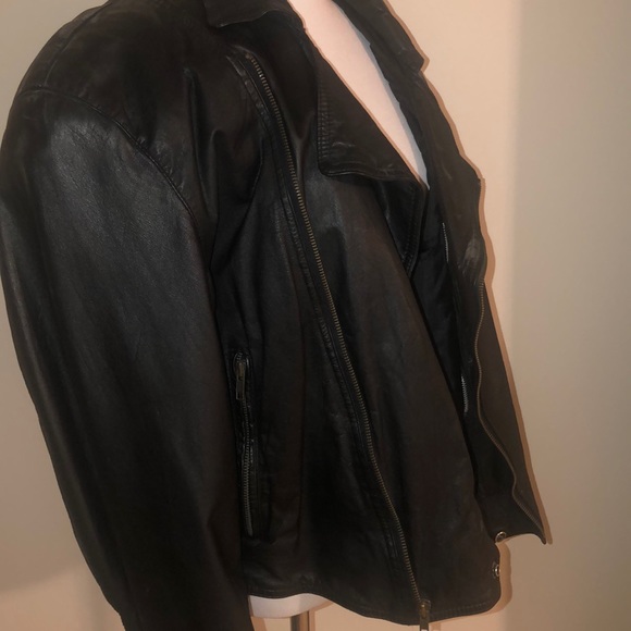 Real leather jacket - Picture 2 of 5